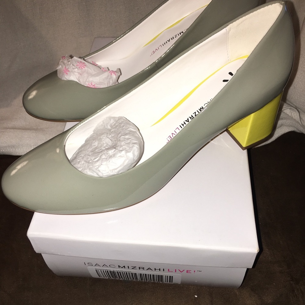 Multi Color Patent Dress Shoe 2 1/2 Heel